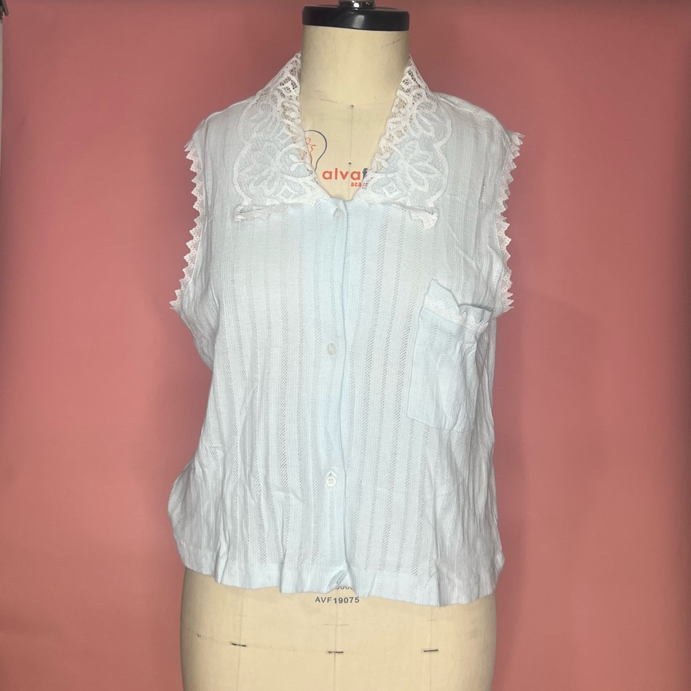 Vintage lace button up